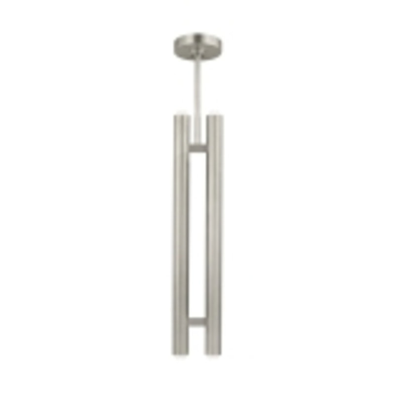 Ebell 2 - Light LED Pendant, Antique Nickel