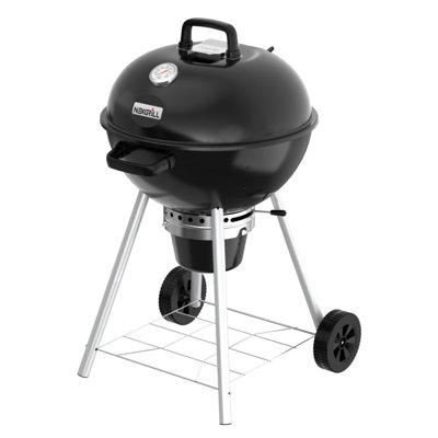 Barbecue au charbon de bois de 22,5 po Nexgrill Premium avec évent réglable, jauge de température intégrée, grille de 362 pieds carrés, support de rangement, barbecue portatif pour camping, pique-nique et plus - 810-0178