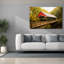 «Flume Covered Bridge» par Brandon Wong, art mural sur toile-2002438970