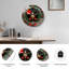 Horloge murale florale