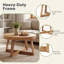 Solid Wood Top Coffee Table-264696249