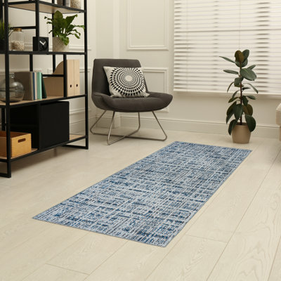 Tapis d'intérieur lavable à la machine avec envers antidérapant Maddie