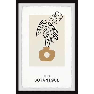 «No 04 Botanique», reproduction encadrée