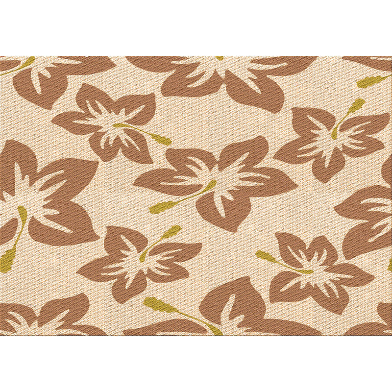 Floral Indoor Rug, Rectangle 6' x 9'