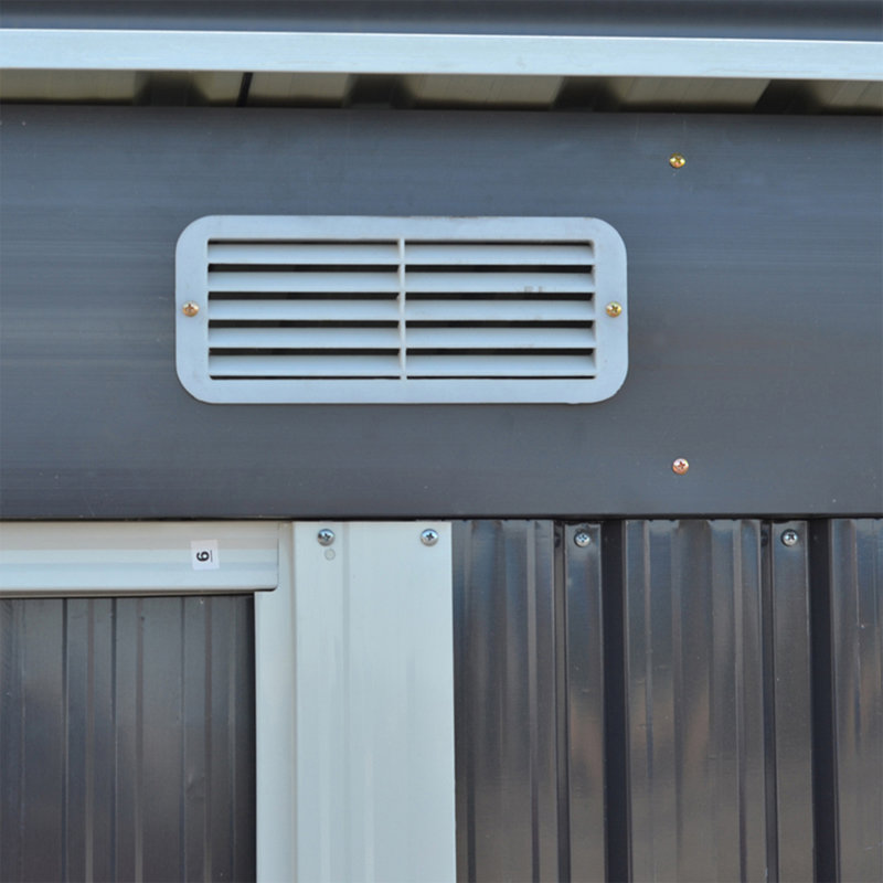 4x8FT Metal Storage Tool Shed for Garden Patio