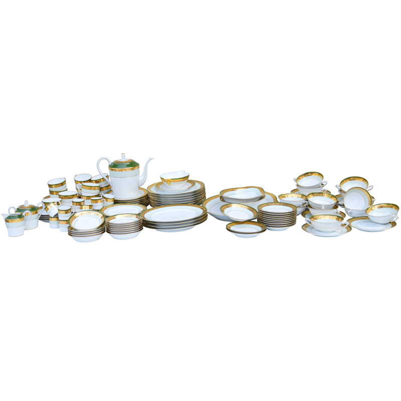 Porcelain Dinnerware Set - Service for 12