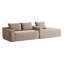Canapé modulaire en velours côtelé 96,9 pouces Compression Cloud