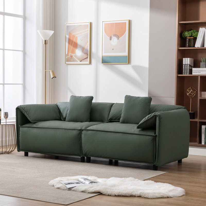 Canapé de salon de style moderne, Tissu Green Tech