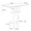 Luxury modern simple rectangular dining table sets-103418827