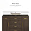 Meuble-lavabo 48 po. Armoire de rangement abondante - 2 portes à fermeture douce et 6 tiroirs-204160227
