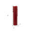 Set of Two Red Flameless Pillar Candle