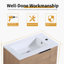 Meuble-lavabo mural simple 22 po avec lavabo en céramique et meuble-lavabo flottant 1 porte-1846008693