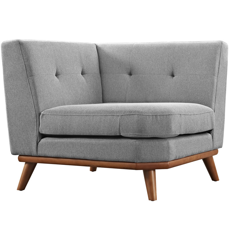 Ensemble de canapé d'angle Carson Carrington Ringsaker, Velours gris performance