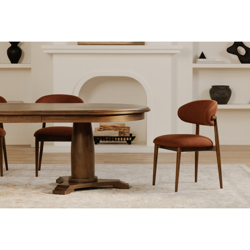 Emalie Extension Dining Table Vintage Brown