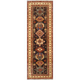 Shirvan One-of-a-Kind Runner 3'3" X 9'11" Hand Knotted Area Rug