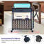 68.6cm x 35.1cm Solid Wood Crafting Storage Cabinet with Sewing Machine Platform and Wheels