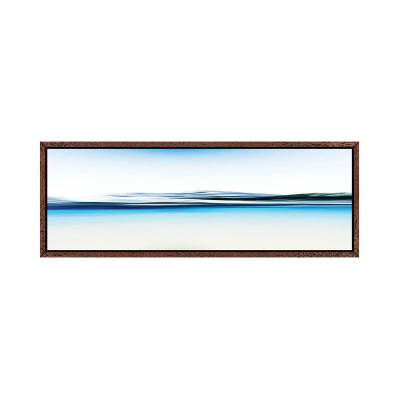 Beautiful And Serene by Angel Estevez - Panoramic Print on Canvas, 152.4cm H x 50.8cm W x 3.81cm D, Classic Brown Wood Framed