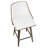 Archaimbaud 26" Fixed-Height Faux Leather Counter Stool with Square Footrest-1960604922