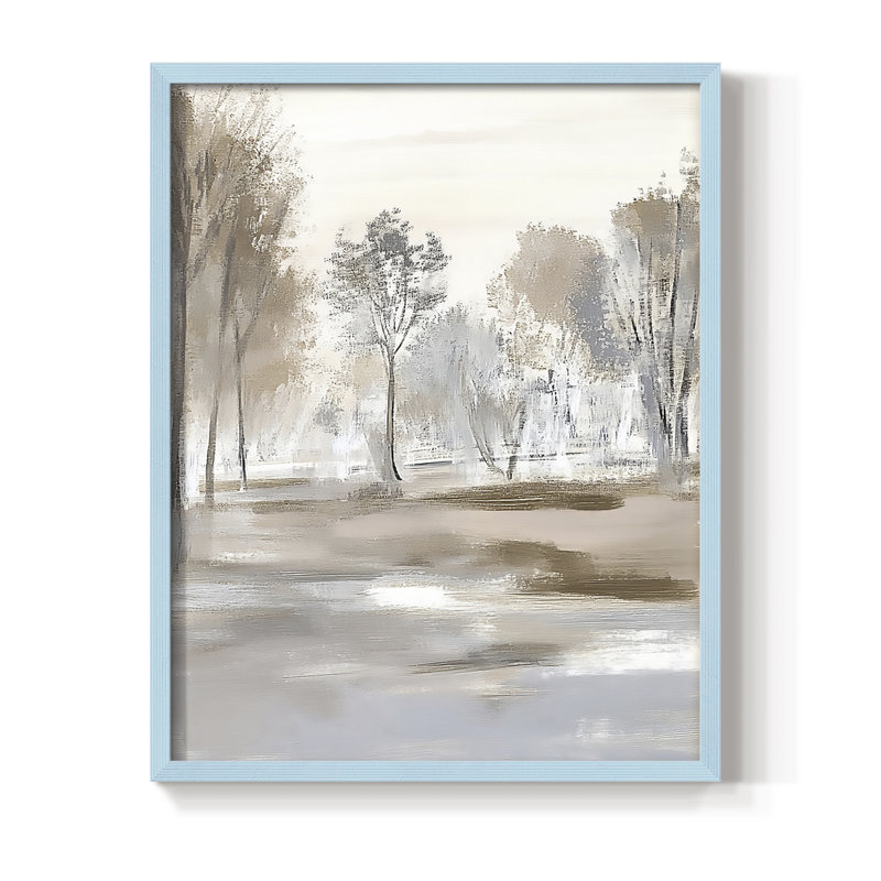 NAUTICAL Series XXXIV, reproduction encadrée - bois massif, H 15 po x l 12 po, Bleu