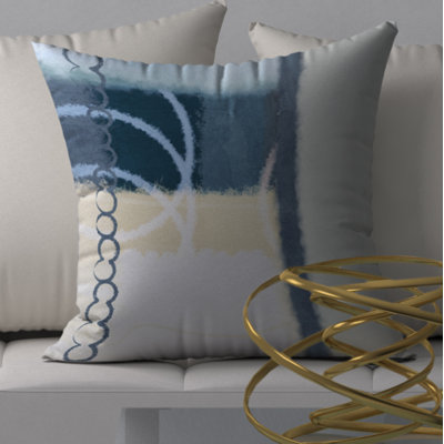 Abstract Throw Pillow