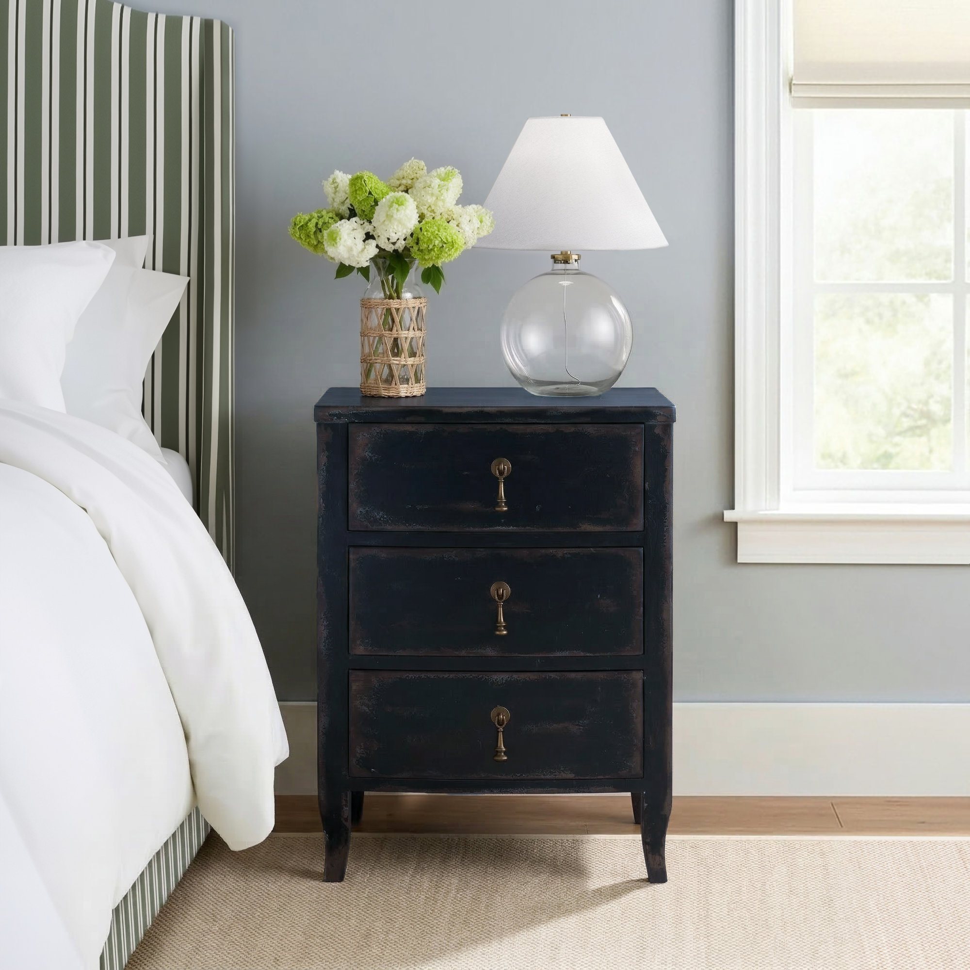 Chamberlain 3 - Drawer Nightstand