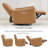 Mikkel Vegan Leather Swivel Power Recliner-1660442410