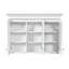 Armoire à pharmacie avec miroir, armoire de rangement pour salle de bain avec porte miroir et tablettes