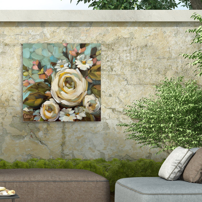 Toile d'extérieur Andrea Lavery Garden Beauty, H 14 po x l 14 po