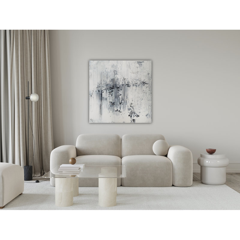 Dusk II Print by John Beard, 42" H x 42" W x 2" D, White