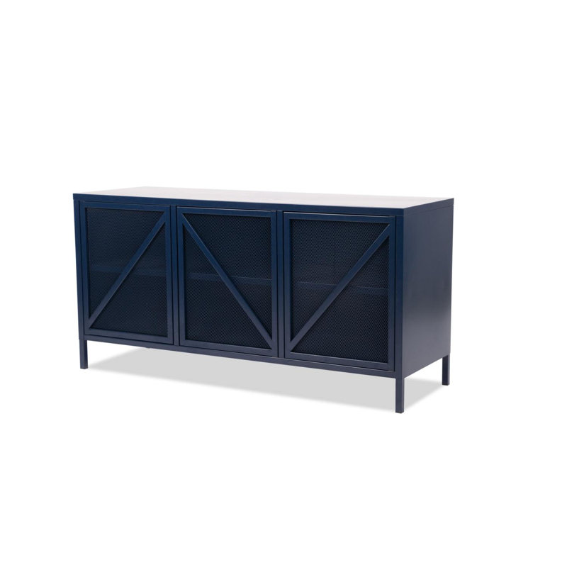 Armoire de rangement à 6 tablettes Macedonia, Titan bleu