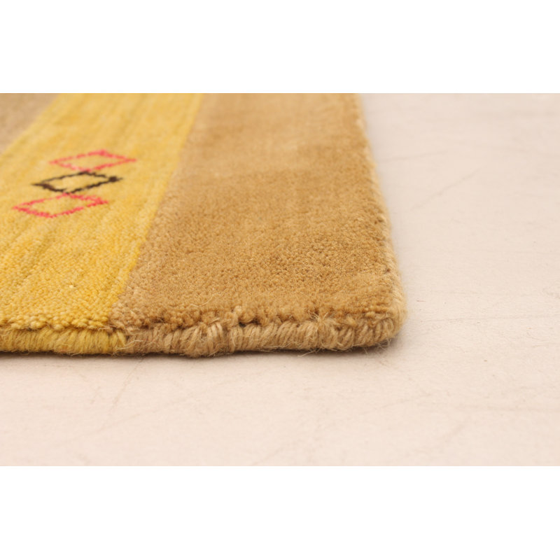 Tapis multicolore Helbe Gabbeh 6 pi 3 po x 9 pi 1 po