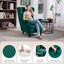 Upholstered Armchair-1360160178