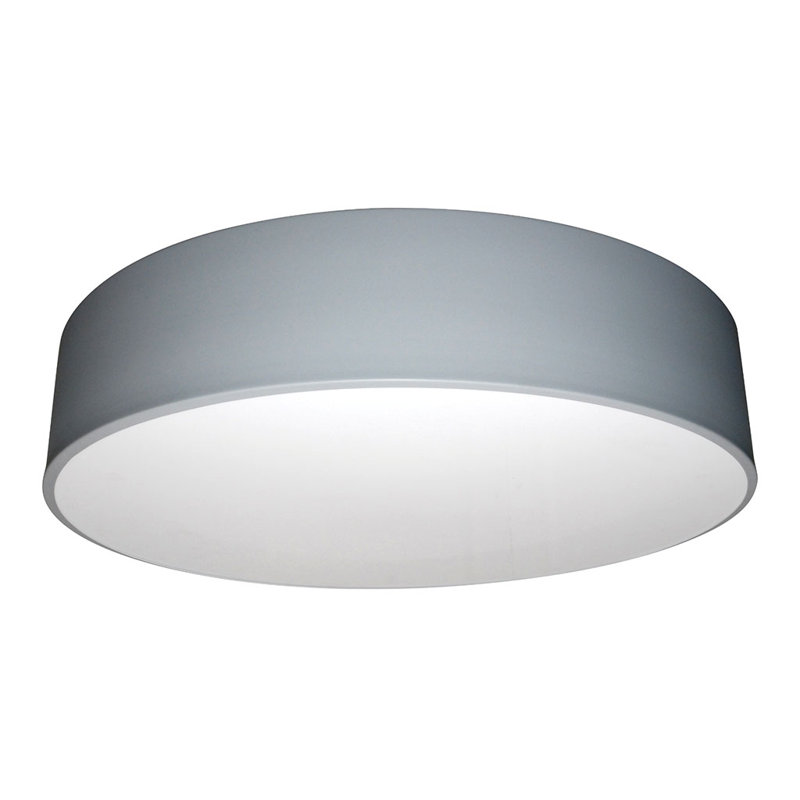 Getty 3 - Light Drum Pendant, Grey
