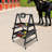 2-Tier Tool Cart With Wheels