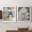Millenium I - ensemble de 2 peintures sur toile encadrées-44697612-44697615