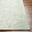 Tapis vert sauge en laine touffeté à la main Straley-1691791687