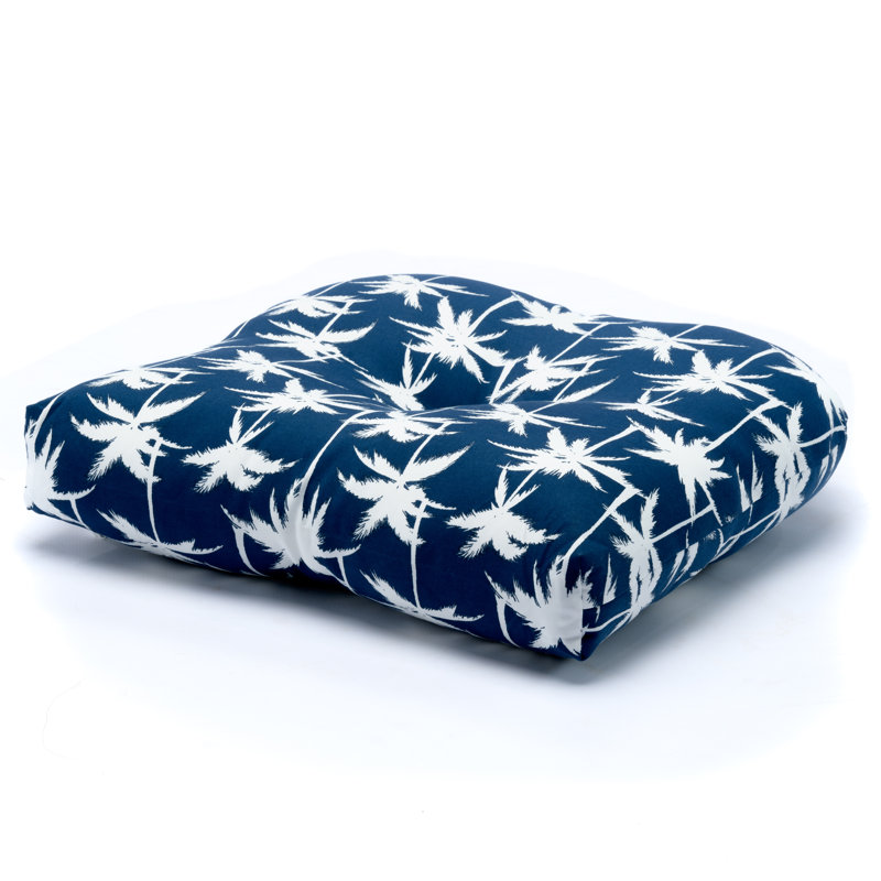 Palmetto Outdoor Seat Cushion, Navy