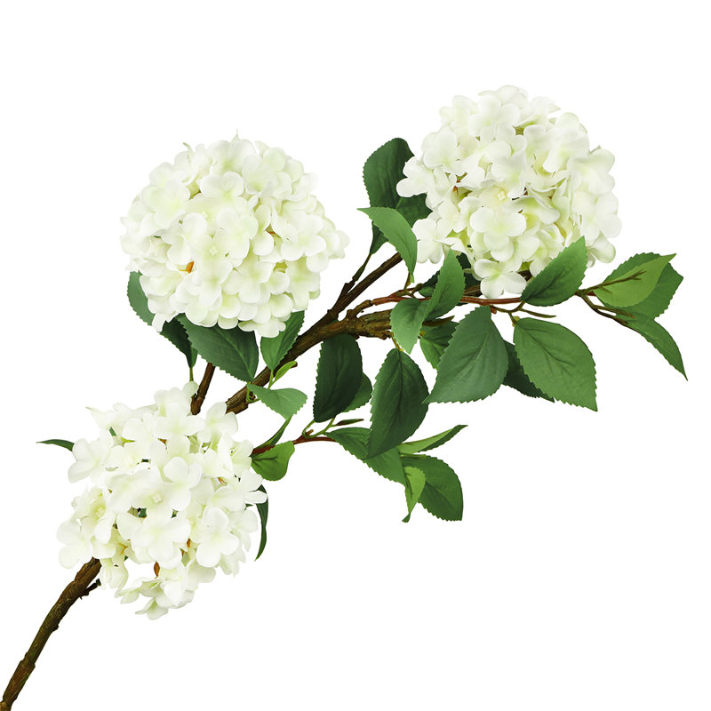 Tige d'hortensia de luxe, Crème / Blanc