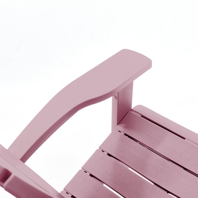 Keter Alpine Adirondack Chair, Pink, 1