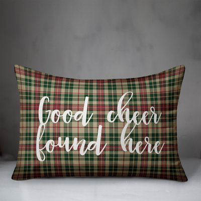 Plaid Throw Pillow