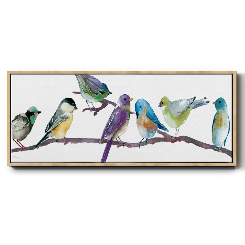 Colorful Spot- Framed Canvas