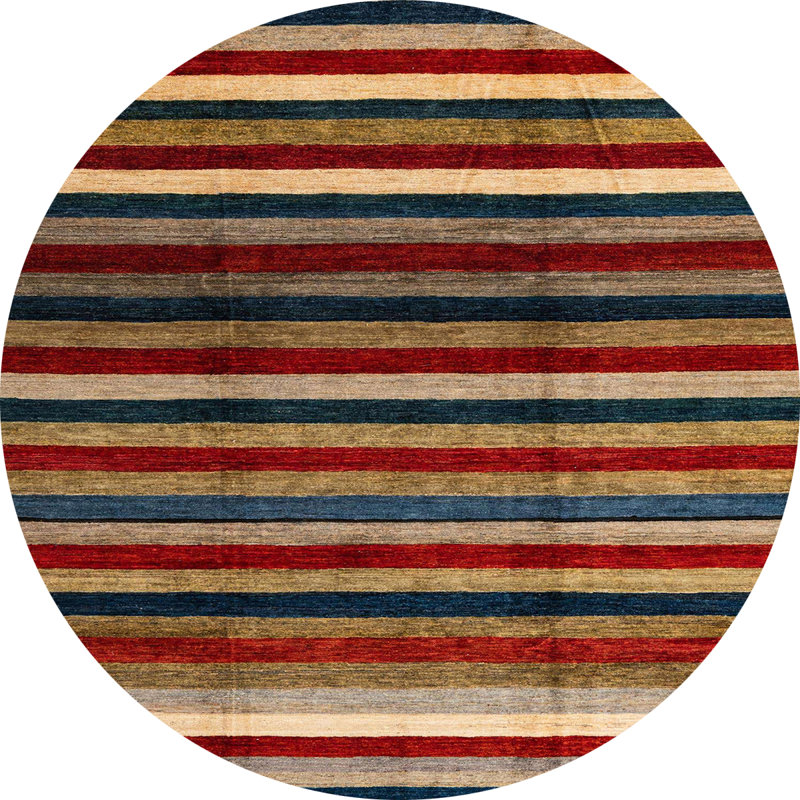 Tapis abstrait moderne 3316, Rond 6 pi