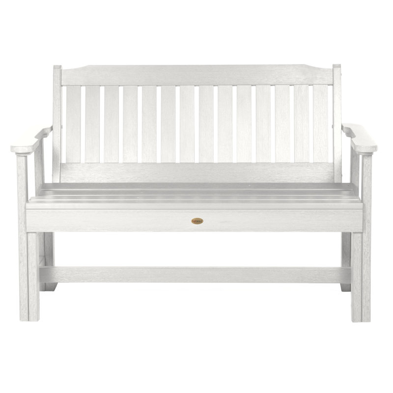 Lunz Patio Bench, White