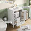 24" Modern Bathroom Vanity with Ceramic Sink-129596440