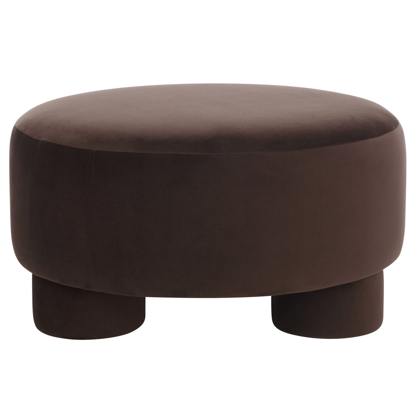 Josie 30" Ottoman, Chocolate