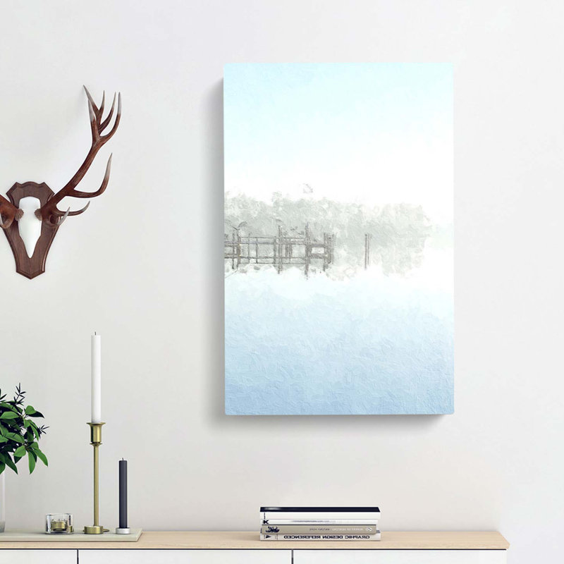 Trees Reflecting In A Lake In North Carolina - Wrapped Canvas, 50cm H x 35cm W x 3cm D