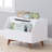 Toy Box With Front Book Storage