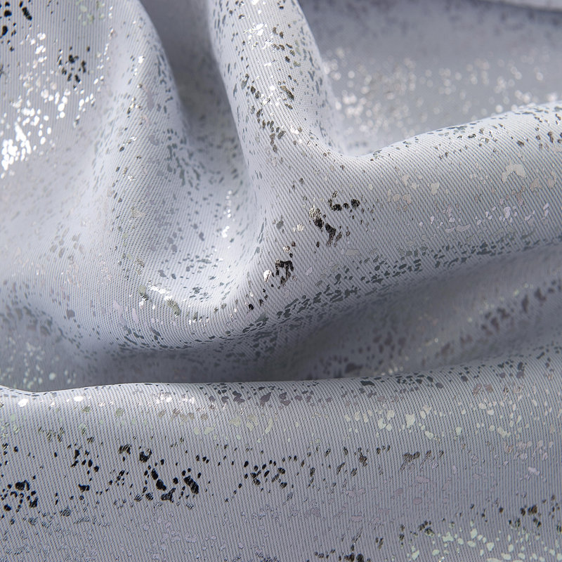 Rideau occultant en polyester Tampere, Argent, L 54 po x L 84 po