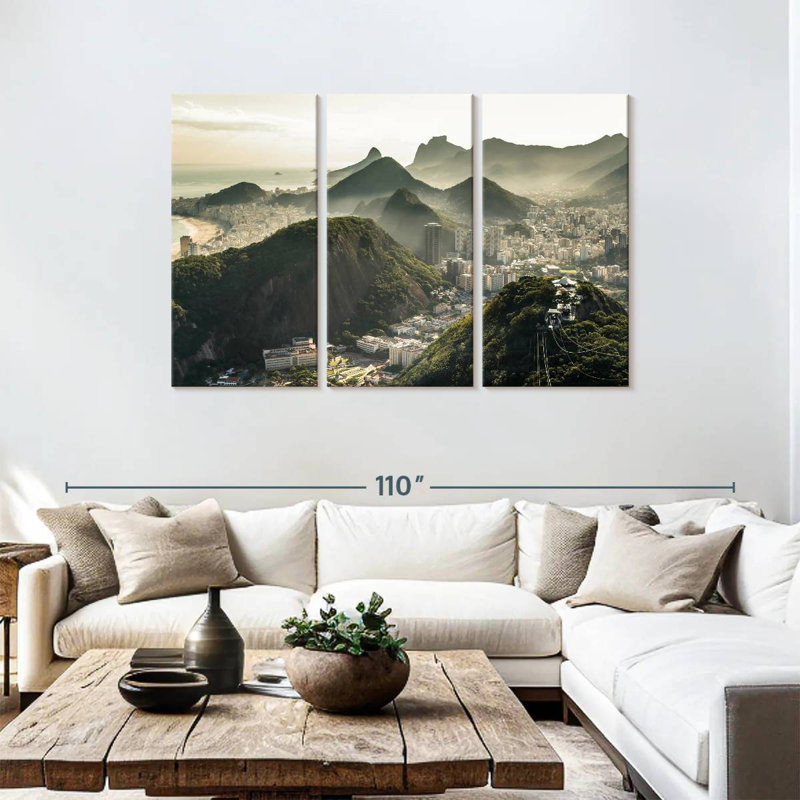 Sebbie Mountain Civilization, 48" H x 74" W