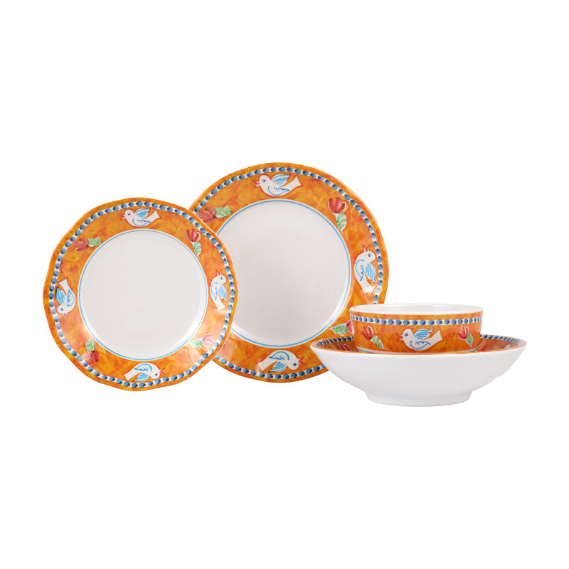 Campagna Piece Melamine Dinnerware Set